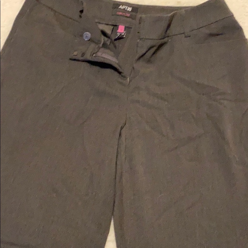 Dark gray work slacks